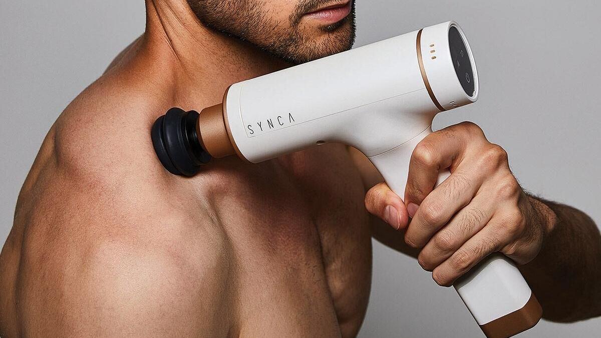Get pain relief at home with this double-discount massager